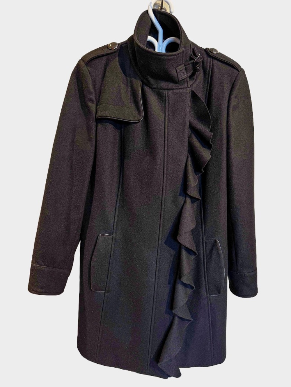 TAHARI Black Woold Coat (save hundreds)